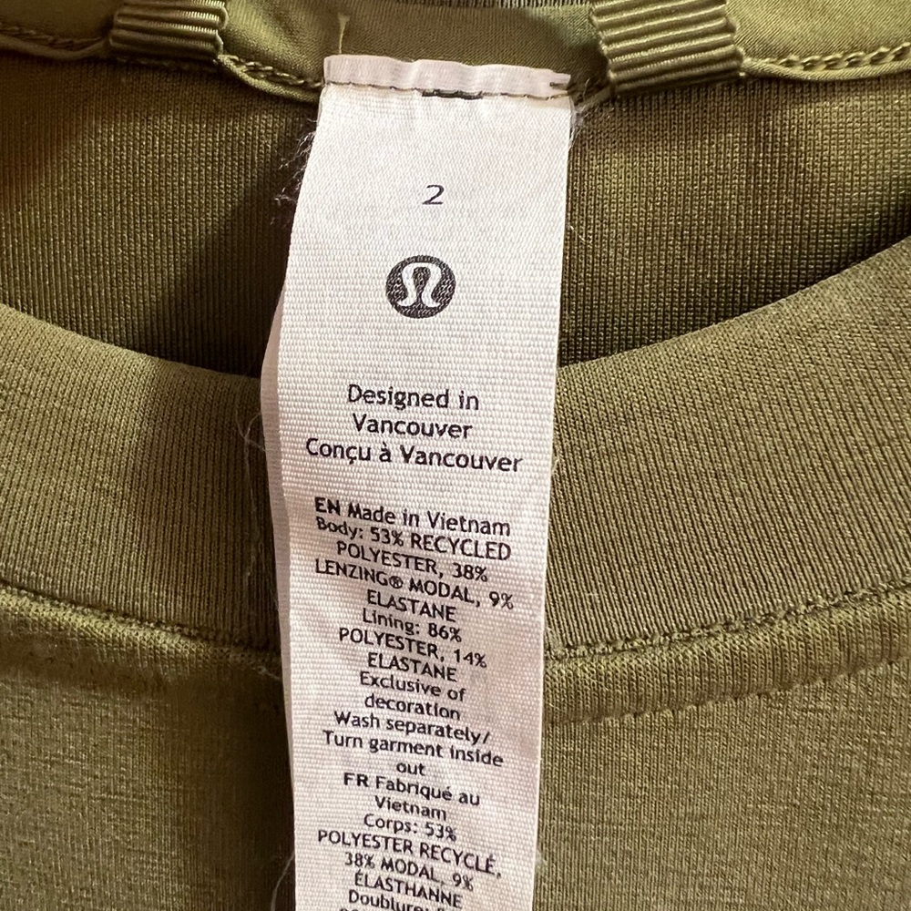 Euc Lululemon Sofstreme Back In Action Dress - image 4